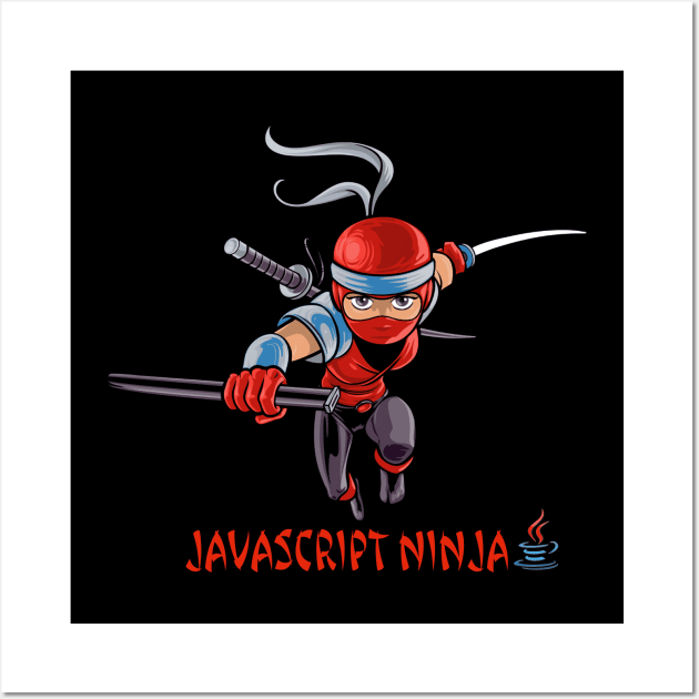 Women Who Code - Javascript Ninja Wall Art by Cyber Club Tees